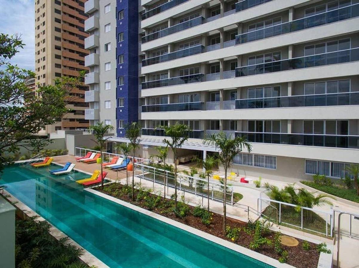 Apartamento Luxuoso De 2 Quartos- Edificio The Expression - Setor Bueno - Th1901 戈亚尼亚 外观 照片