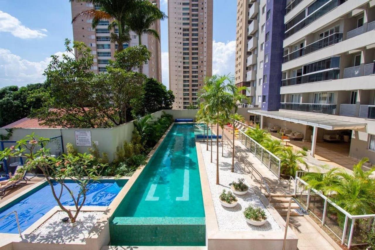 Apartamento Luxuoso De 2 Quartos- Edificio The Expression - Setor Bueno - Th1901 戈亚尼亚 外观 照片